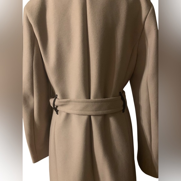 DKNY Classic Women Tan Double- Breasted Trench Coat XS. 100% Polyester. - Picture 11 of 16